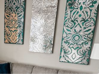 Teal Pier 1 Mosaic Decorative Panels