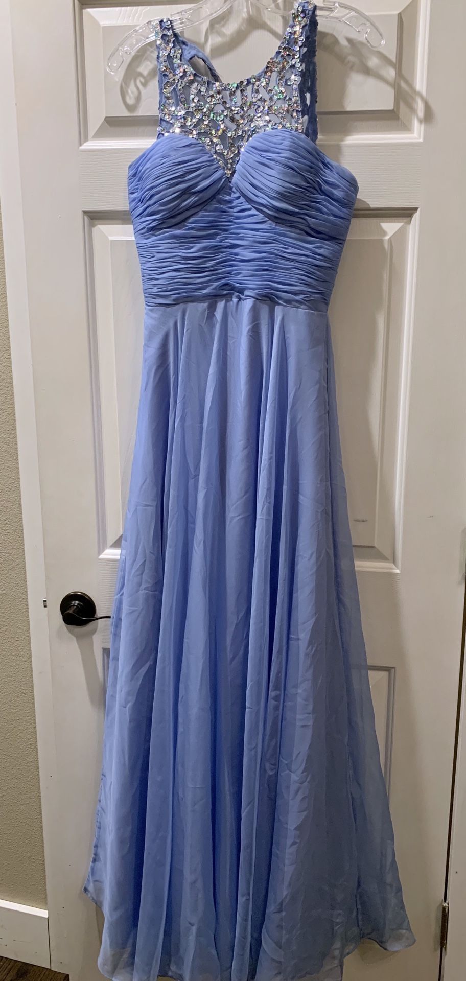 Light blue/Periwinkle holiday/prom dress
