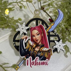 Huntrix K-Pop Demon Hunters Christmas Ornament- Mira