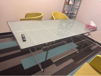 Glass top table