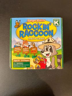Ranger Rick’s Rockin Raccoon Math Game 2-4 Players Ages 5+ Grade K NEW & SEALED