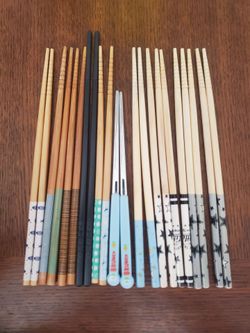 Chopsticks lot of 11 pairs