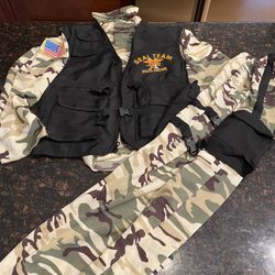 Boys Seal Team Costume L 14-16
