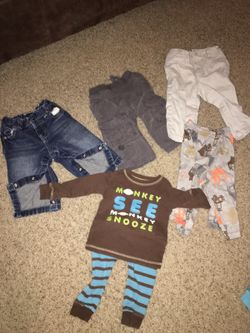 12 month old baby boy clothes - gently used