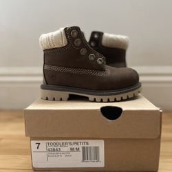 Timberland Toddler Size 7 Brown Suede Snow Walking Hiking Boots