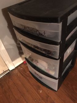 4 drawer storage chest