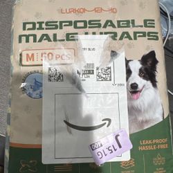 Dog Diapers Male,50 Count Medium