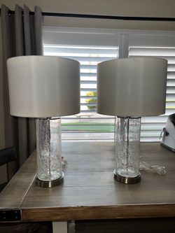 (2) Table lamps