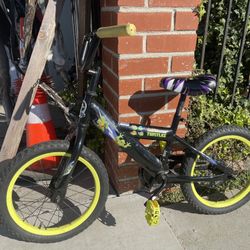 Schwinn Small child’s Bike Ninja Turtles theme.