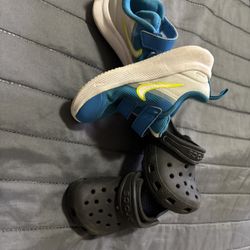 Boys Crocs And Nikes 