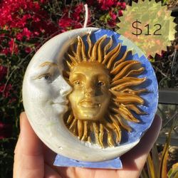 Moon And Sun Candle