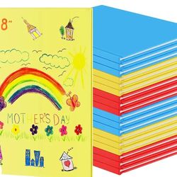 Henoyso 30 Pcs Easter Blank Hardcover Books for Kids to Write Stories Bulk Blank Story Book Back to School Sketchbook 20 Sheets/ 40 Pages Each for Stu