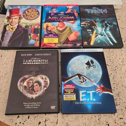 Lot of 5 Classic DVDs