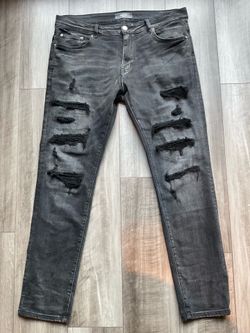 Amiri MX1 Crystal Embellished Denim Jeans
