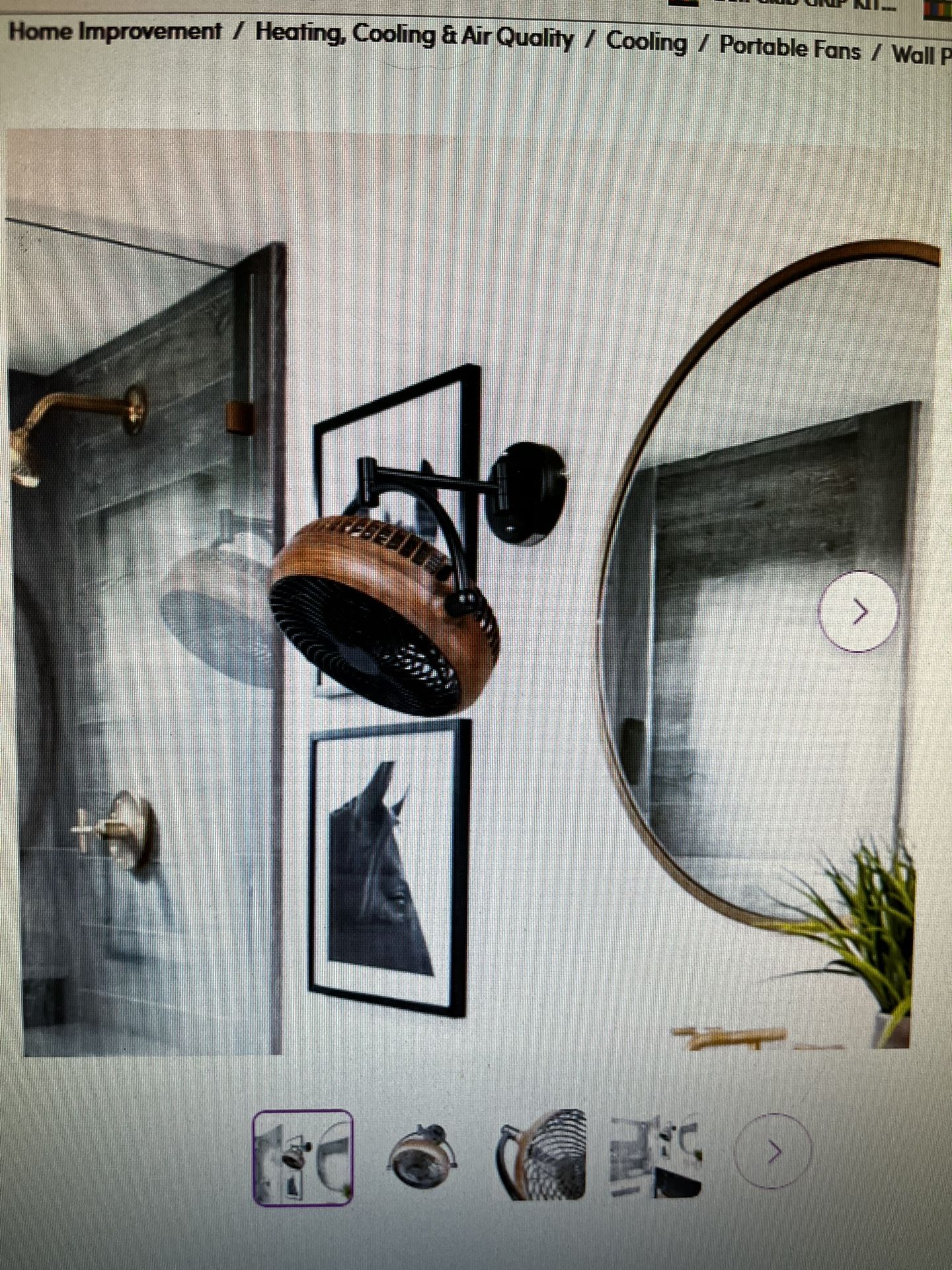Wall Mounted Fan With Folding Arms New Inbox