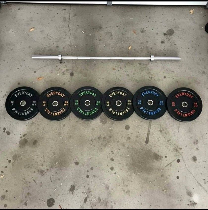 Olympic Weight Set With Barbell