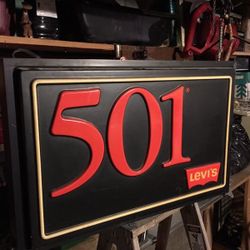 Levi's 501 hanging light