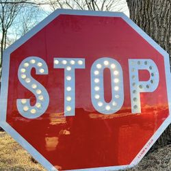 Stop Sign Backlit