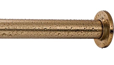 Gold Tension Shower Curtain Rod