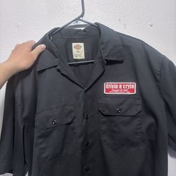 Dickie’s XL Mechanic/Biker/Shop Heavy Duty Work Shirt