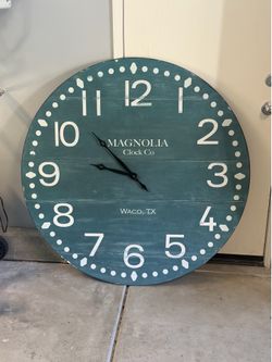 Large 4ft dia Magnolia Wall Clock