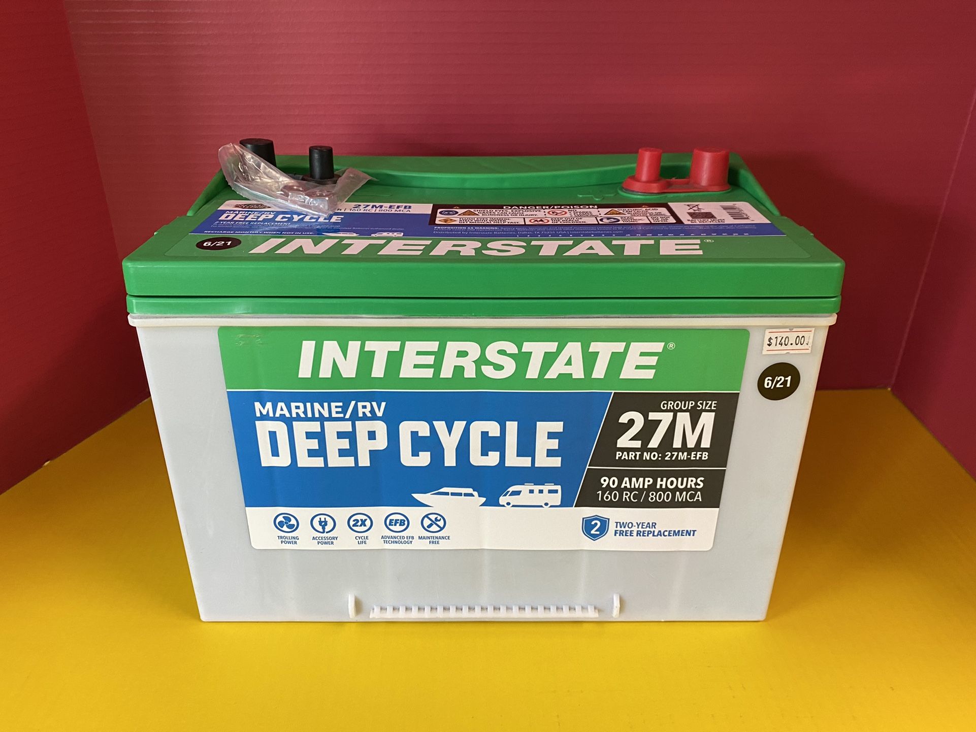 Battery-Marine-RV- Interstate -Group 27 New for Sale in Seffner, FL ...