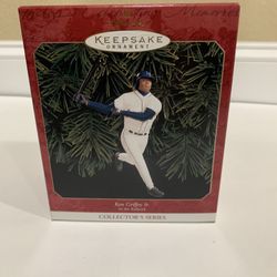1999 Hallmark Keepsake Ornament titled "Ken Griffey Jr. At the Ballpark"