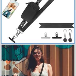 Clip and Go Strap for Phone With Wallet Crossbody 