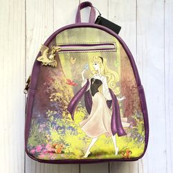 Loungefly Disney Sleeping Beauty Aurora Illustration Mini Backpack