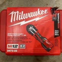 M12 12-Volt Lithium-Ion Force Logic Cordless Press Tool Kit