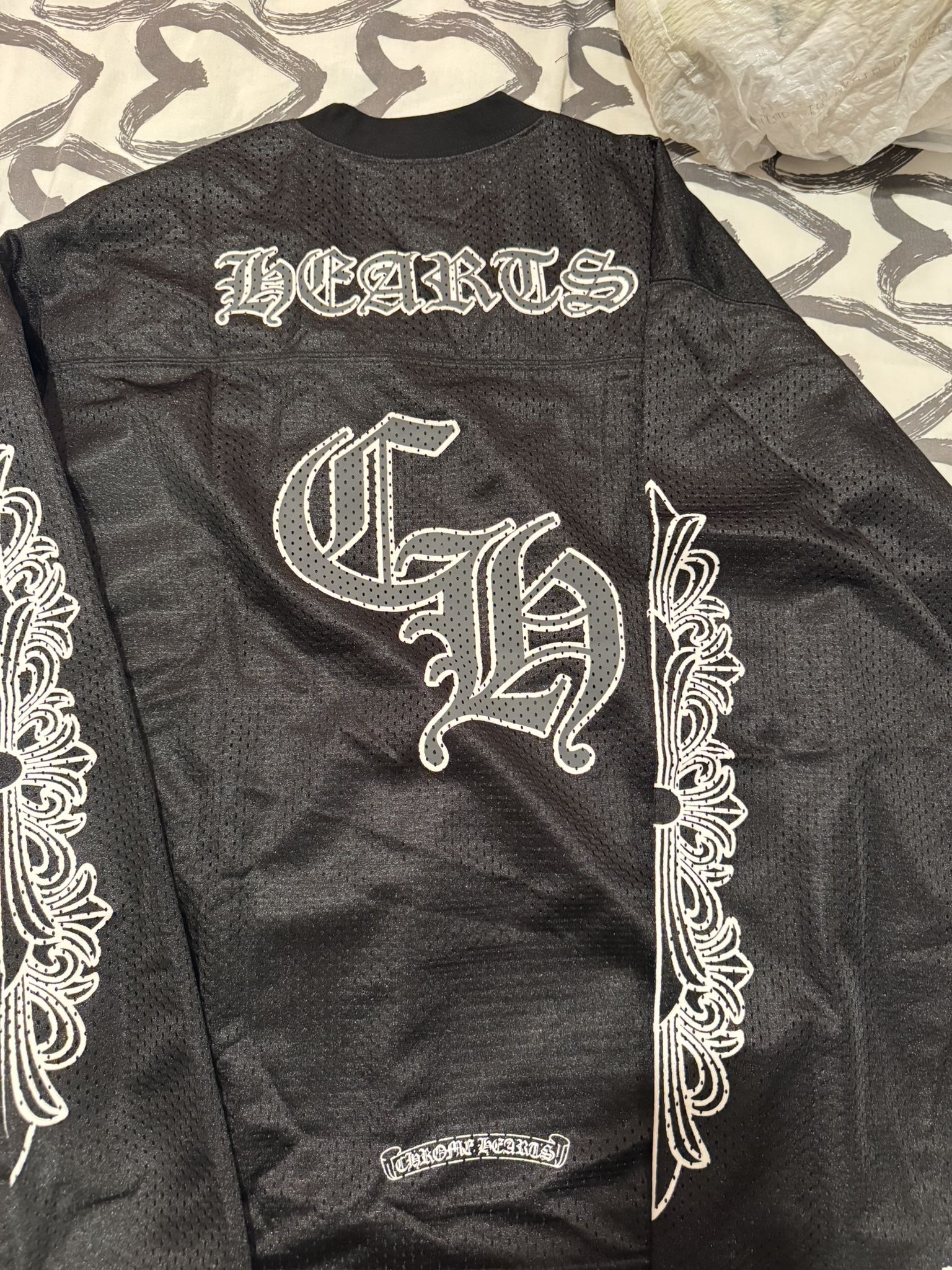 Chrome Hearts Jersey Black and White #15 Size M