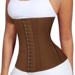 Waist Trainer for Women Latex Waist Cincher Corset Size L