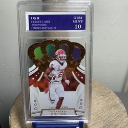 Ceedee Lamb 2020 Panini Crown Royale #6 Gem mint 