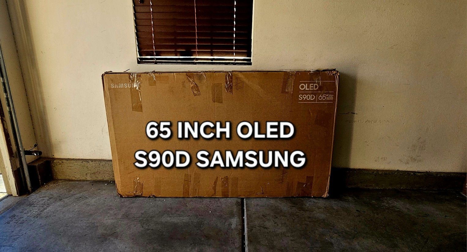 65 Inch OLED S90D Samsung Smart TV 4K UHD with 144 Hz refresh rate. New in the box.