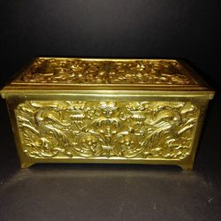 Antique French Bronze Jewerly Box 