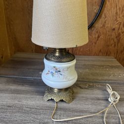 1920s Antique Hurricane Lamp
