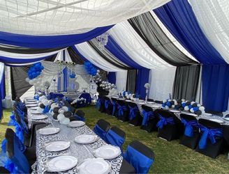 Black chair covers