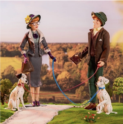 Roger and Anita Limited Doll Set – 101 Dalmatians 65th Anniversary D23