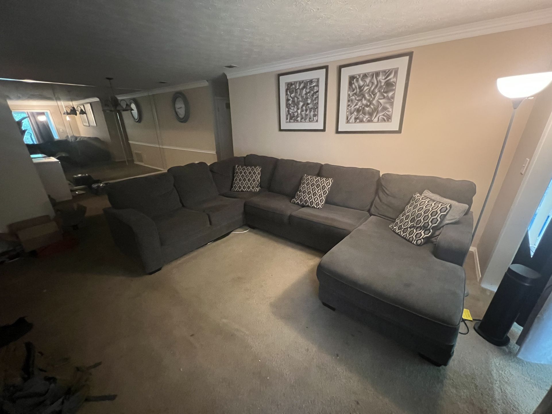 Gray Sectional Couch