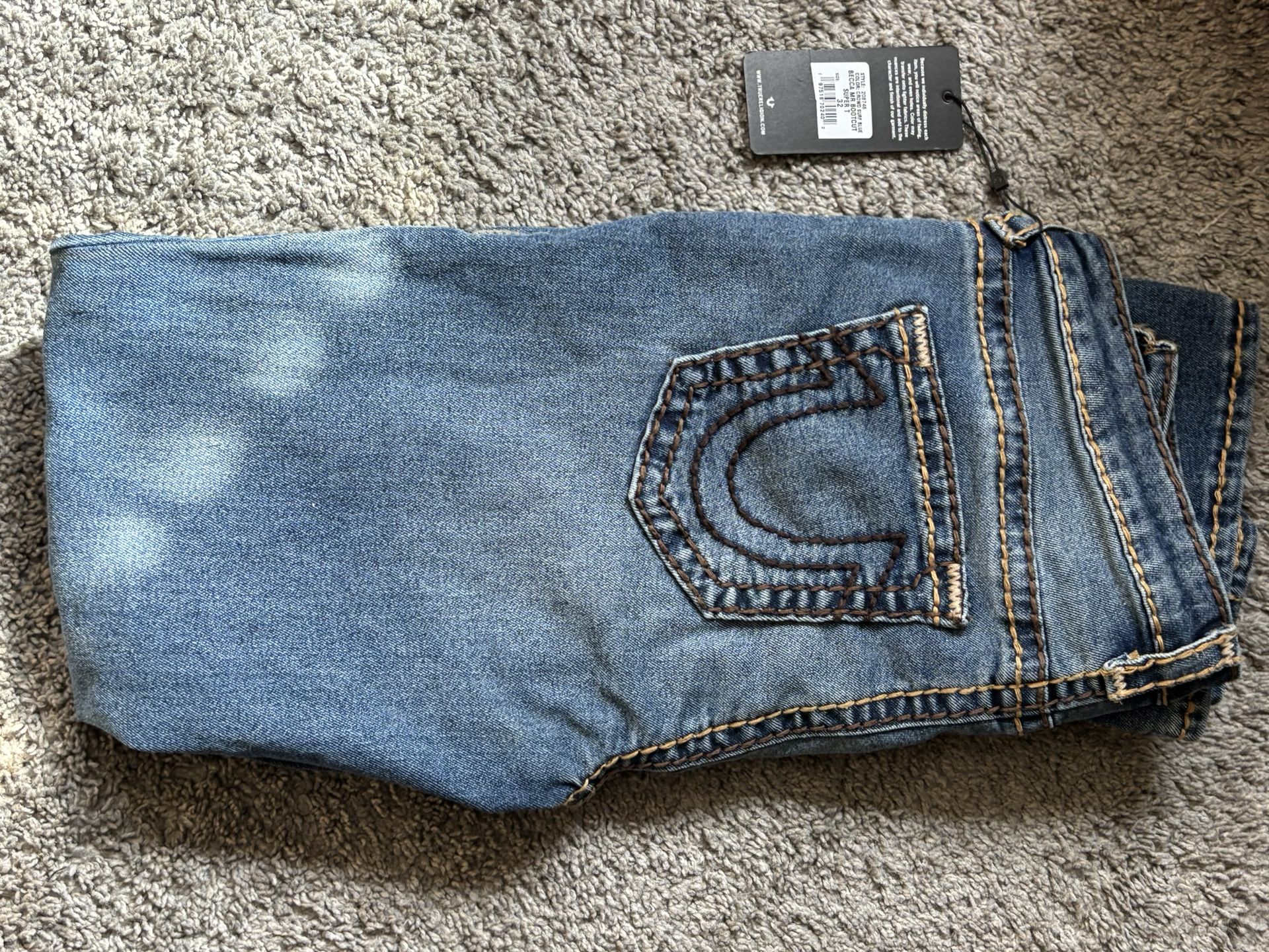 True Religion Becca Mid Rise Super T Bootcut Jean