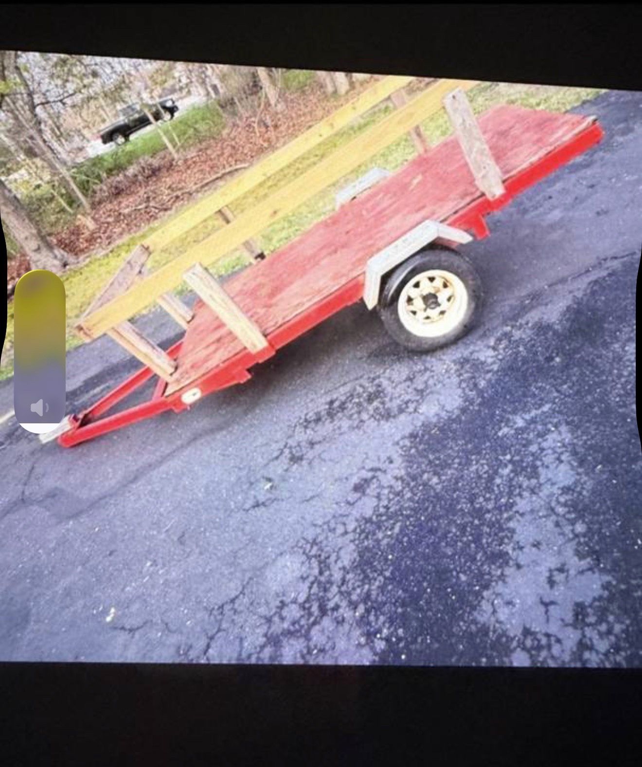 Tilting trailer great for mowers riders quads