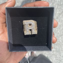 Letter R Ring