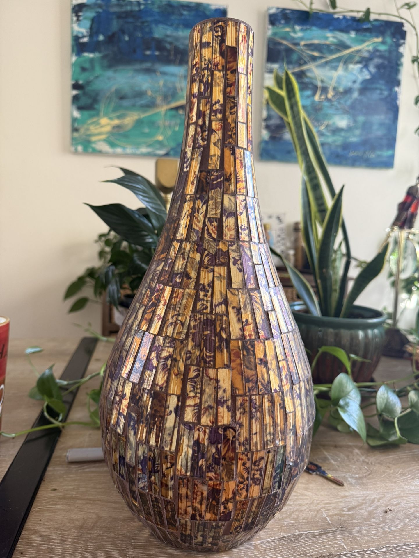 Decorative Mosaic Vase