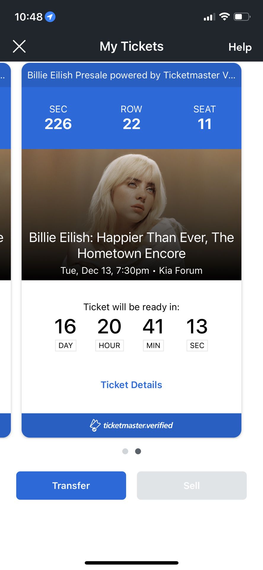 Billie Eilish Tickets LA 