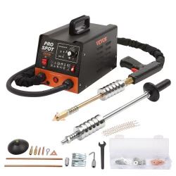 708* Stud Welder Dent Repair Kit, 3KW Spot Welder Dent Puller with 6 Welding Modes, Auto Body Spot Welding Dent Puller Machine & 16 Types of Welding A