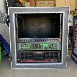 Bass Guitar Amp, Cab & Flight Case