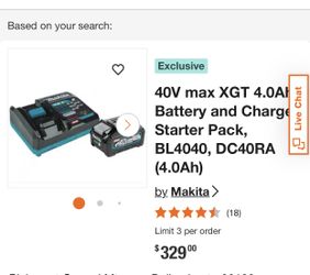 Makita Xgt Rapid Charger And Battery Brand New