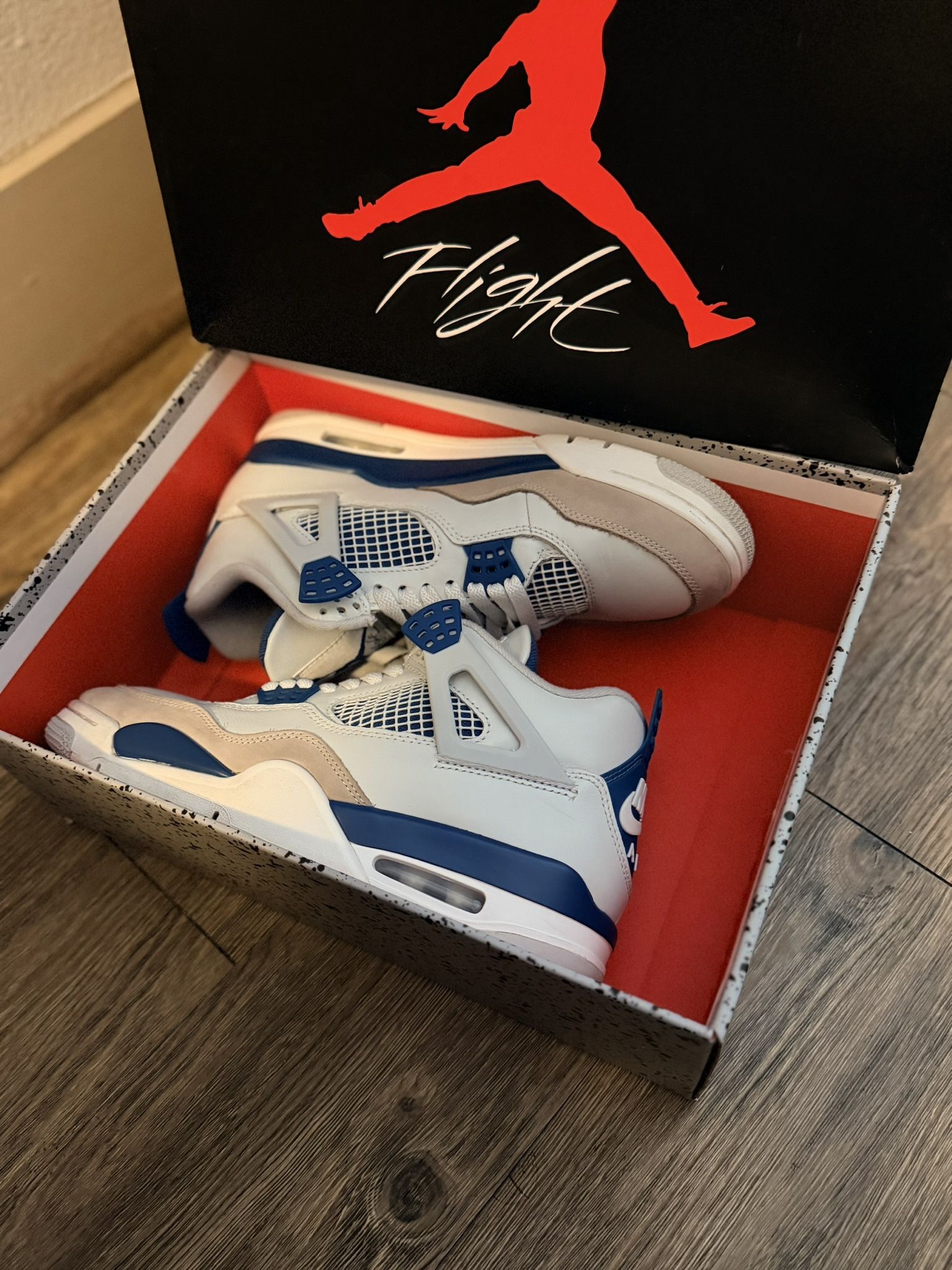 Retro 4 military blue 2024