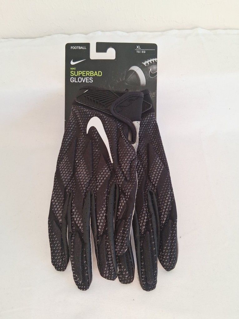 Nike Superbad NFL Black Padded Football Gloves