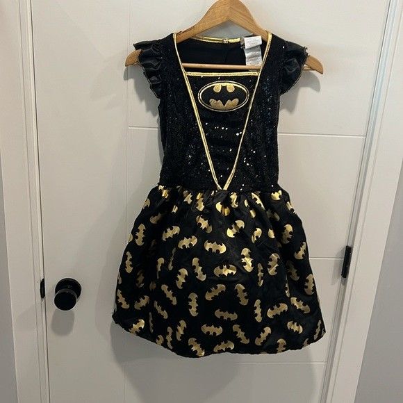 Bat girl super hero dress size 10-12